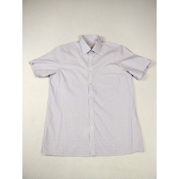 Louis Philippe Other - Louis‎ Philippe Shirt Men's Large 42 CMS Purple White Corpcore Workewear Office